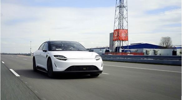 VISION-S原型車(chē)的5G環(huán)境駕駛測(cè)試