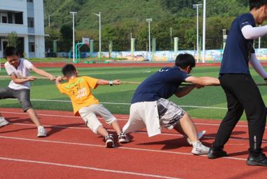 大連海事大學(xué)“雙翼行黔行支教團”組織運動賽