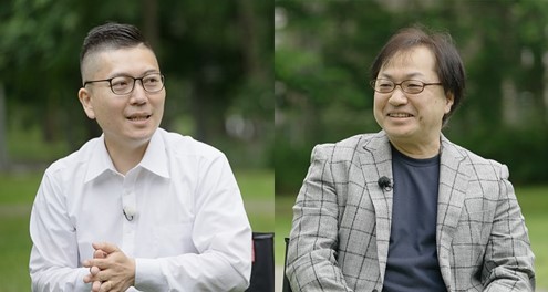 內(nèi)田義崇（左）和堀井昭洋（右）