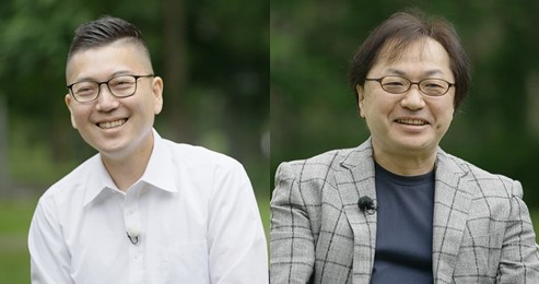 內(nèi)田義崇（左）和堀井昭洋（右）