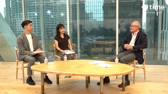 左起分別為沼田嶺一、春名薰、十時裕樹（來自“T time”在線廣播）