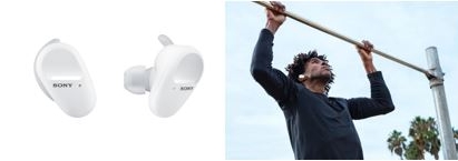 索尼真無(wú)線降噪運(yùn)動(dòng)耳機(jī)WF-SP800N