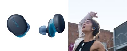 索尼真無(wú)線重低音耳機(jī)WF-XB700