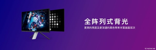采用全陣列式背光技術(shù)