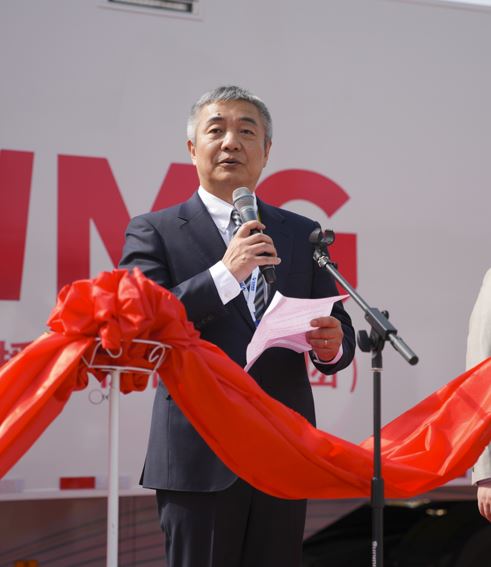 索尼（中國(guó)）有限公司消費(fèi)電子與專業(yè)系統(tǒng)本部總裁謝飚致辭