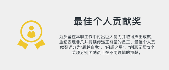 最佳個人貢獻(xiàn)獎