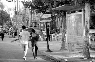 事發(fā)地點(diǎn)已被清理干凈。京華時報記者趙思衡攝