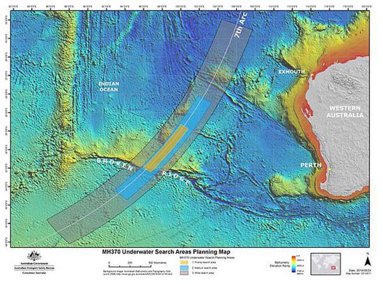 MH370調查員承認找錯地方 優(yōu)先搜尋區(qū)域再次南移
