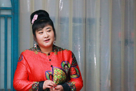 主持人香香在電視劇《嘿，真不是鬧著玩的》飾演大白鵝